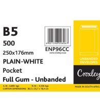 Envelopes 178x251mm, White B5, (ENP96CC)