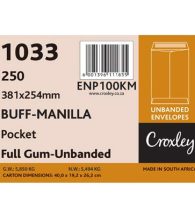 Envelopes KingStone 254x381mm, Manilla (ENP100KM)