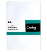 Envelopes Self Seal C6 114x162mm, White, (ENB91SE)