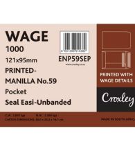Envelopes Wage 95x121mm, Manilla, (ENP59SEP)