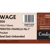 Envelopes Wage Pocket 110x152mm, Printed, (JD7SEP)