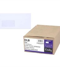 Envelopes Window Self Seal, White DLB, (ENB92SEWW)