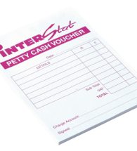 Interstat Petty Cash Pad