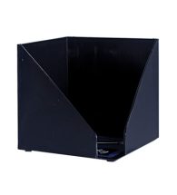 Paper Cube Holder, Coloured Plastic, Refill Not Included (Black)