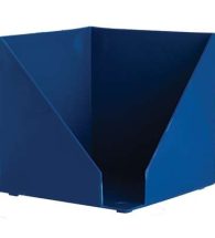 Paper Cube Holder, Coloured Plastic, Refill Not Included (Blue)