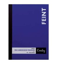 Pen Carbon Book A4 Plain 100pg JD555