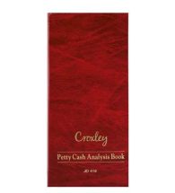 Petty Cash Book 134x297mm, JD419, 6 Columns across 2 Pages