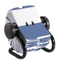 Bussiness Card Hold ROLODEX Rotary 400Cap Black