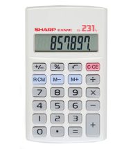 Sharp Calculator 8 Digit EL231L