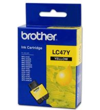BROTHER Ink Lc-47Y Yellow 400 Page Yield Lc47