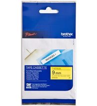 Brother Labelling Tape 9mm x 8m Blk&Yellow MK