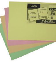 Manilla Folders, Croxley, 160/180gsm Foolscap