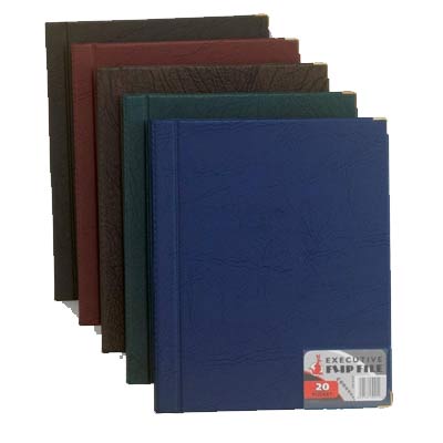 A4 FLIP FILE Executive Fixed (Asstd)