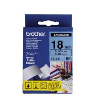 Brother Label Tape Brother P-Touch 18mm x 8m Blk&Blue TZ541