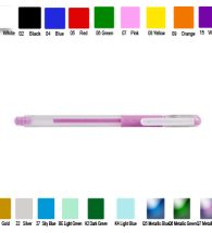 Pentel Hybrid Gel Grip Ink Pens K118 (Red)