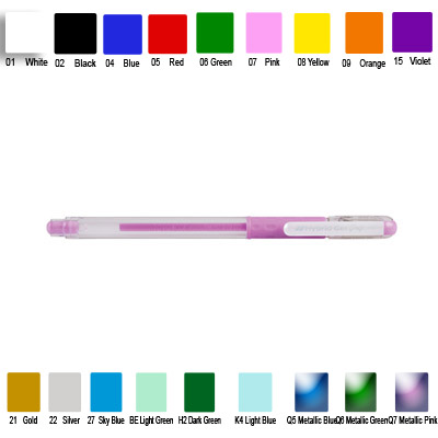 Pentel Hybrid Gel Grip Ink Pens K118 (Red)