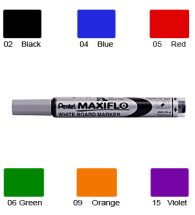 Pentel Maxiflow Whiteboard Marker, Erasable Ink (Violet)
