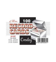 Record Cards White 127mmx76mm Ruled
