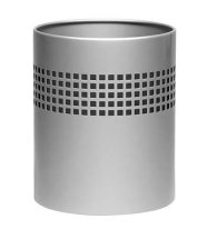 Round Square Punch Waste Bin 2400x300H (Krost Silver).