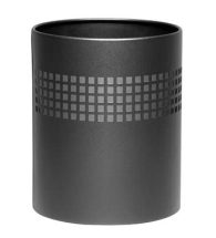 Round Square Punch Waste Bin2400x300H (Krost Black).