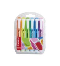 Stabilo Swing Highlighter, Set of 6, Assorted Colours