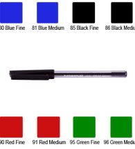Staedtler Stick Ballpen 430 Med (Asstd Colours)