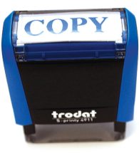 TRODAT Rubberstamp S PRINTY Self Inking "Copy".